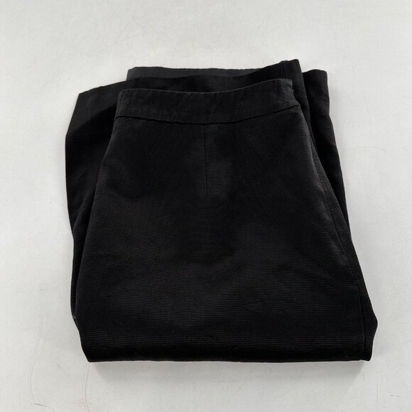 Talbots Black Knee-Length Straight Skirt Italian Fabric Size 10 Back Vent Preppy - Picture 12 of 12